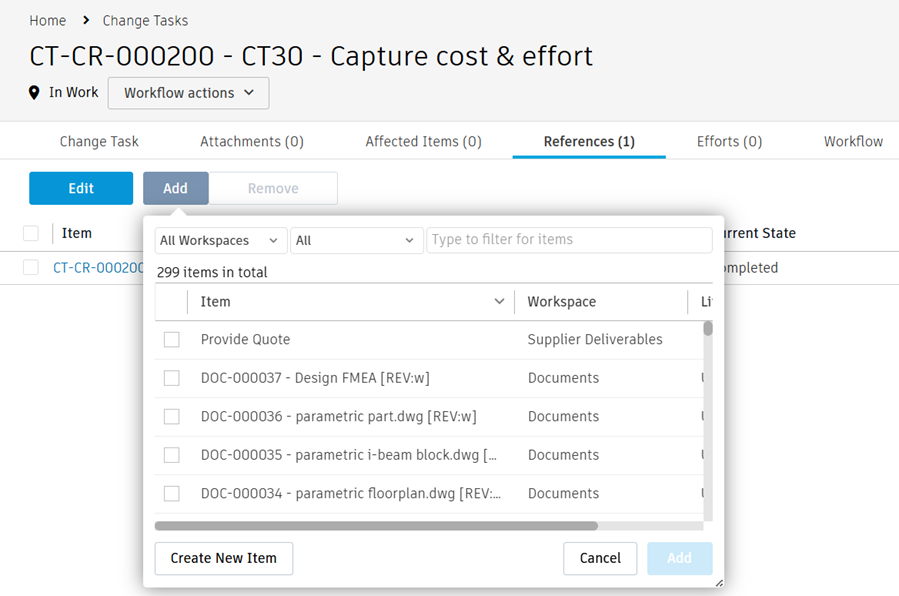 Change Task