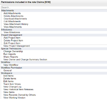 Permissions