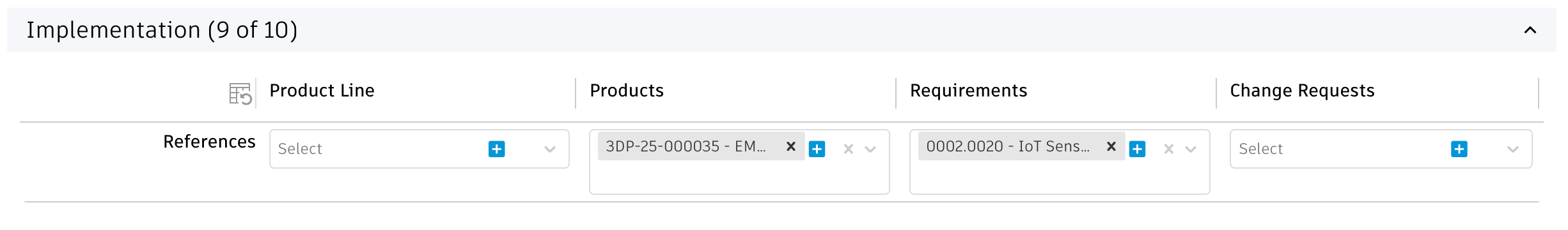 implementation section
