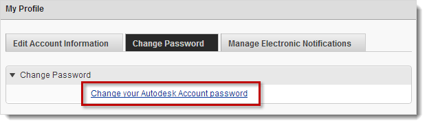 change password