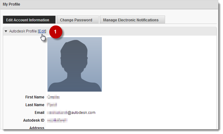 account info