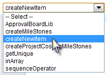 Import library select