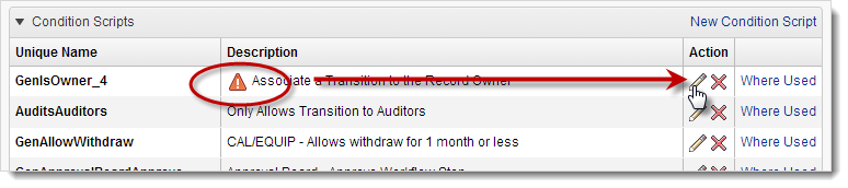 Runtime error alert