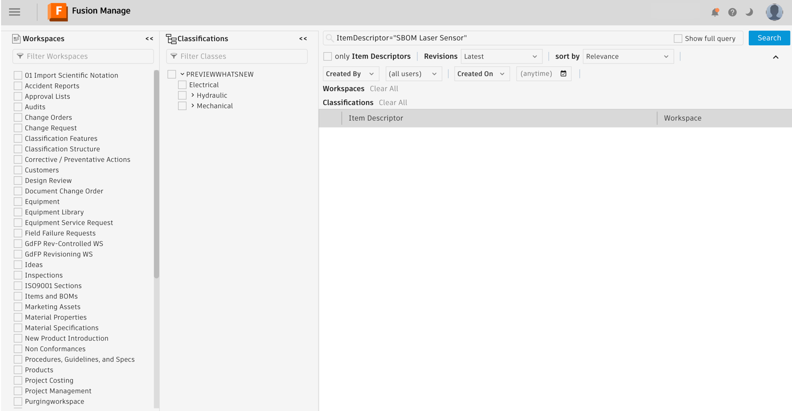 advanced search page