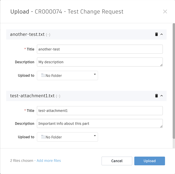 attach dialog