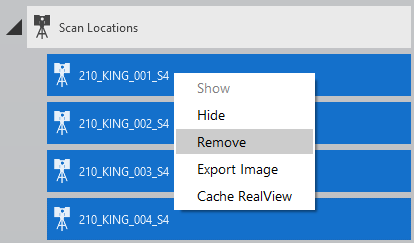 right-click remove option
