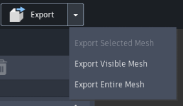 Export Mesh Model