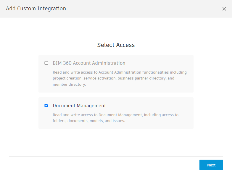 ART Setup for BIM 360
