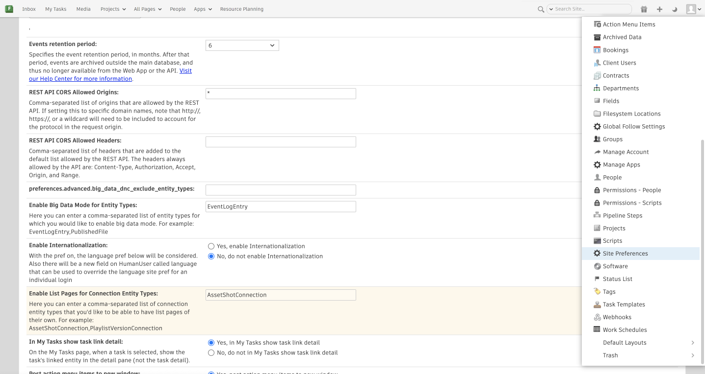 Cross-Project Asset Linking