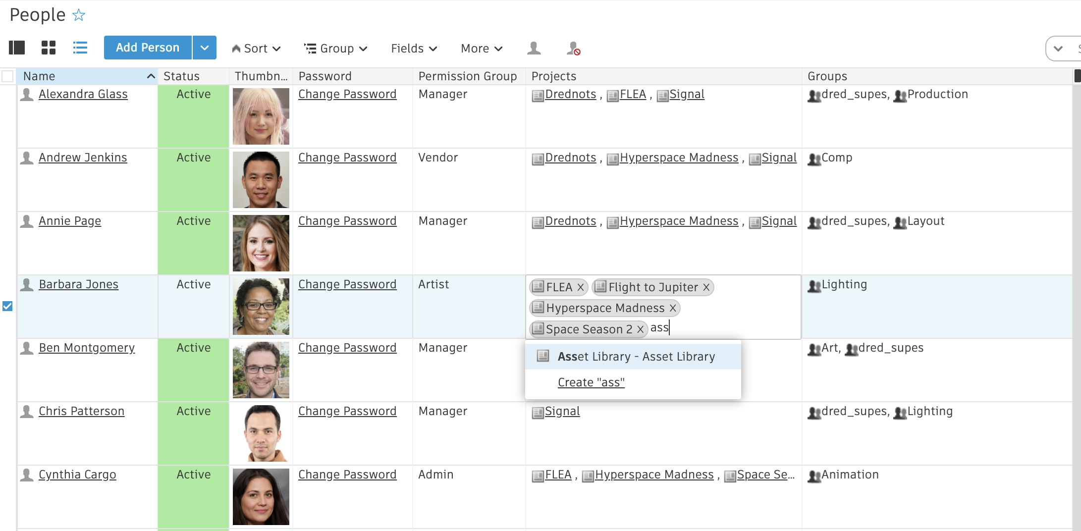 Assign to Project