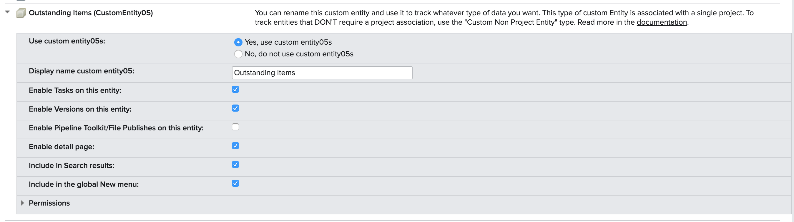 Create a custom Entity