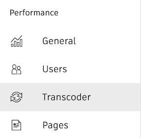 transcoder view