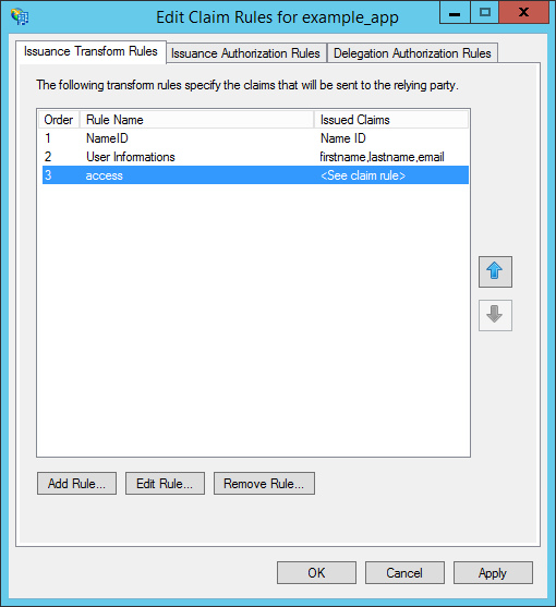 Edit Claim Rules Access