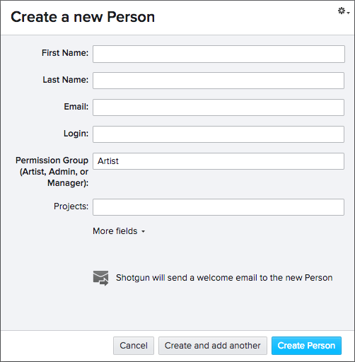 Flow Production Tracking people create