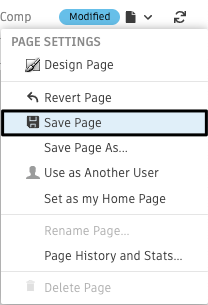 Save page