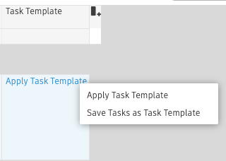 Task template field