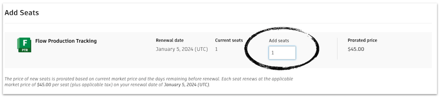 Add Seats