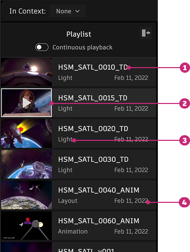 playlist components