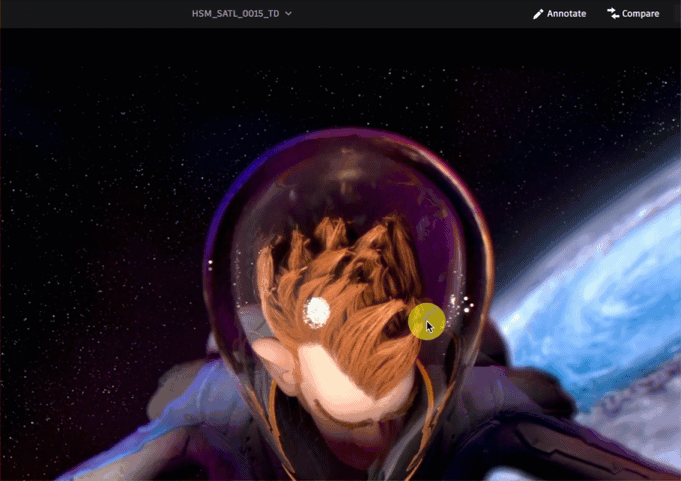 version selector animation
