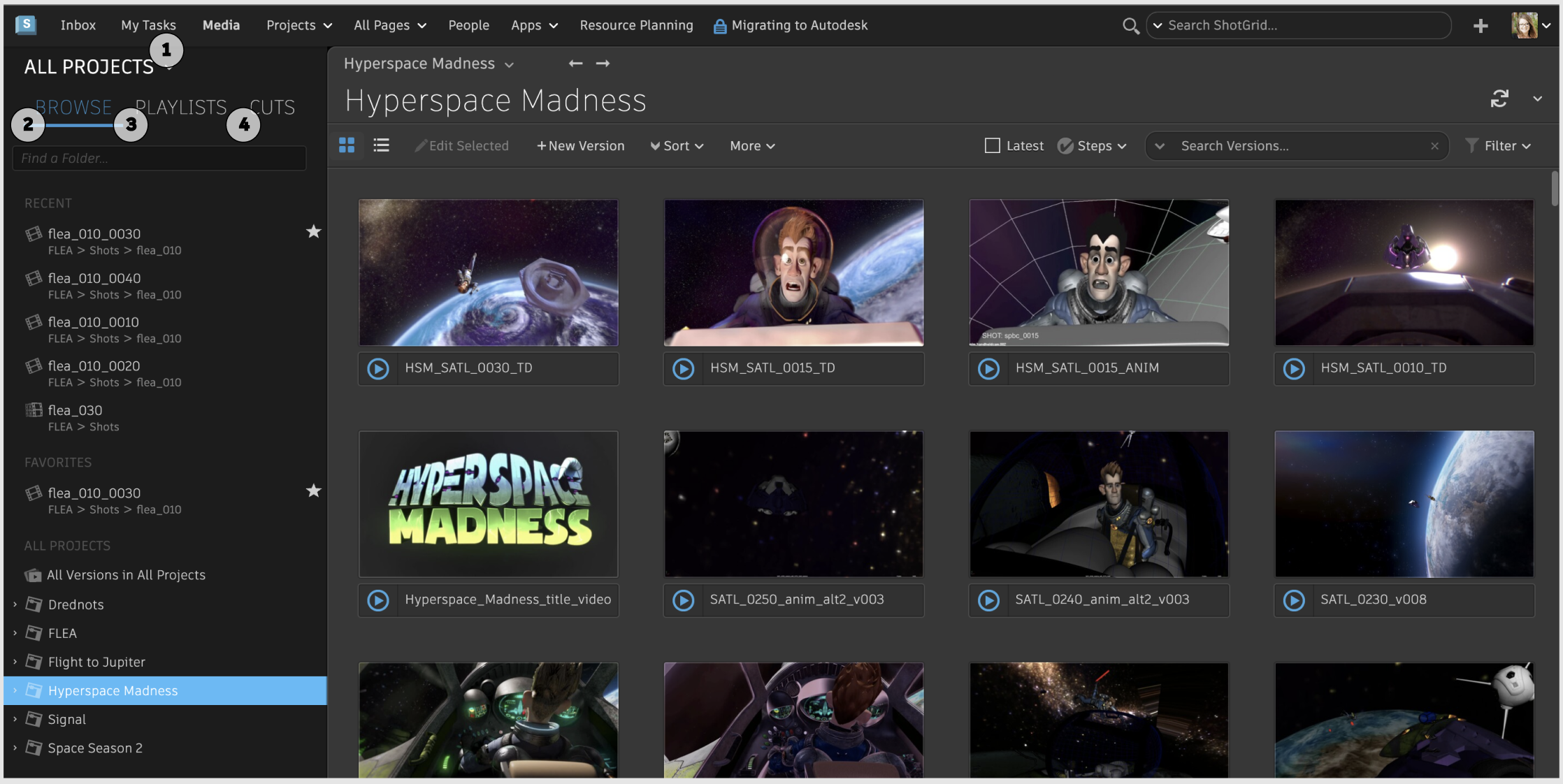 Media App and Playlists