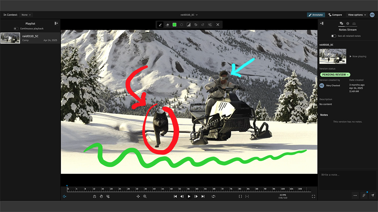 annotations on image showing effect of pressure sensitivity support