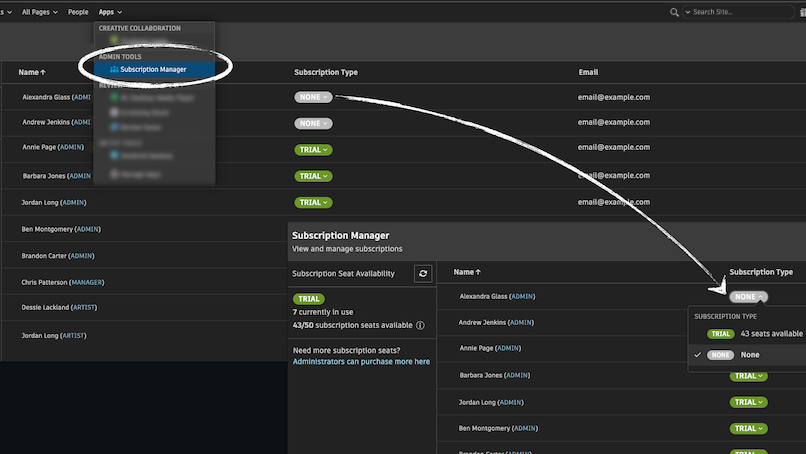 subscription manager overview