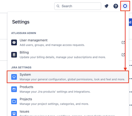 Go to Systems settings