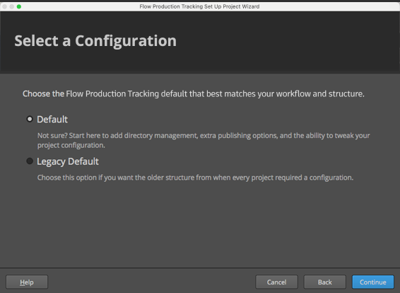 Select config