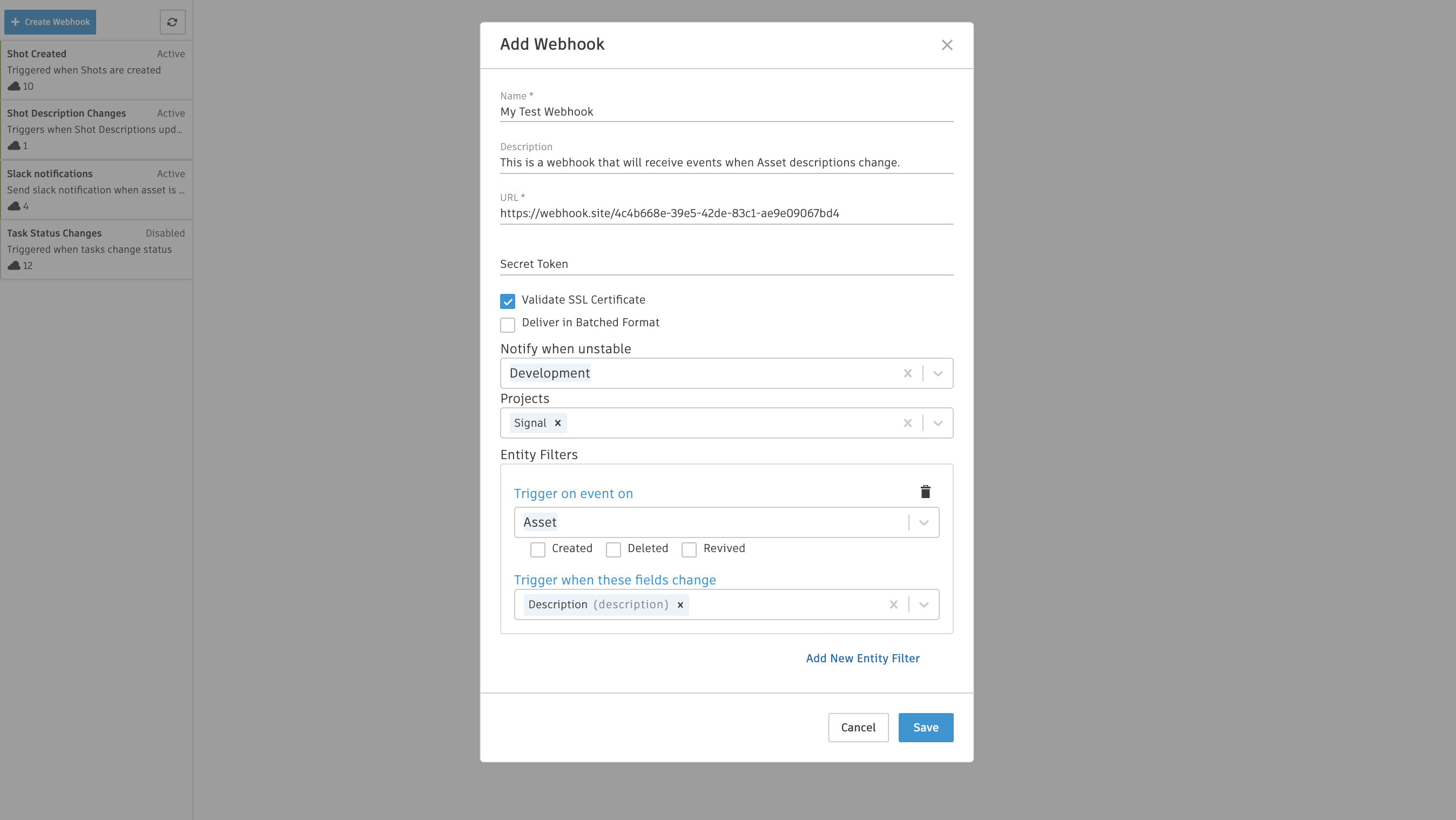 Webhooks - BattleMetrics LLC Knowledge Base