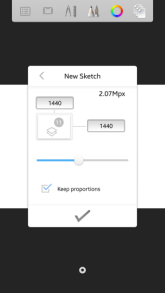 Creating a custom canvas size in Autodesk SketchBook Pro Mobile