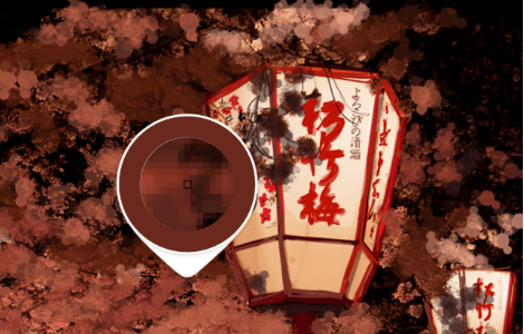 Example showing the Color Picker's magnifier