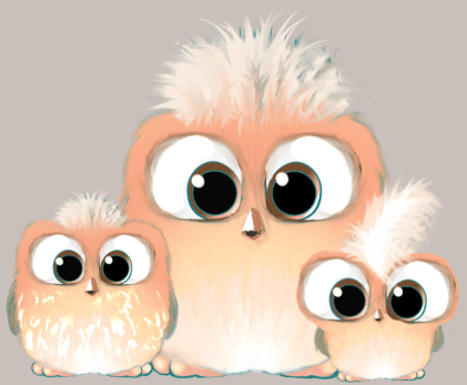 Example of a selection that was transformed in Autodesk SketchBook