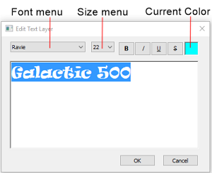 Text window from SketchBook Pro Desktop labeled