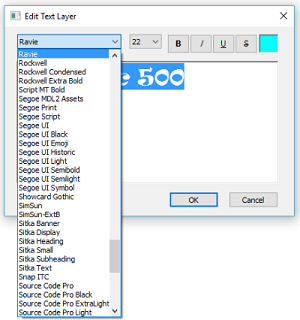 Changing the font in SketchBook Pro Desktop