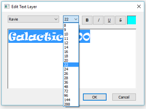 Changing font size in SketchBook Pro Desktop