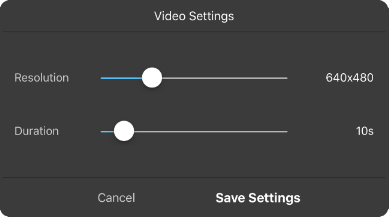 Sharing a video settings in Autodesk SketchBook Motion