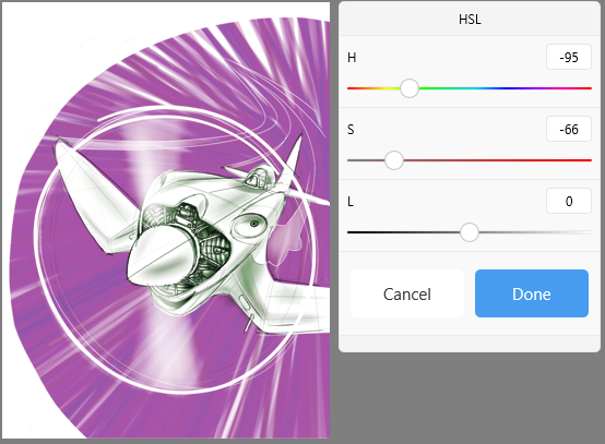 SketchBook Help, Color Editor