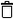 Empty trash icon