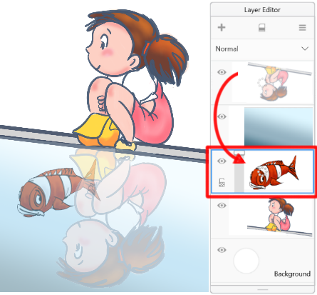 Reordering layers finished