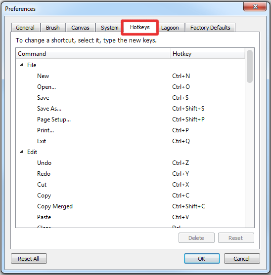 shortcut key for specific screenshot dimensions mac