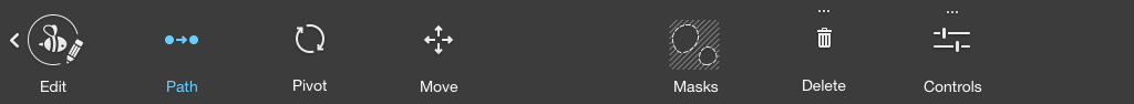 Beeline toolbar in SketchBook Motion