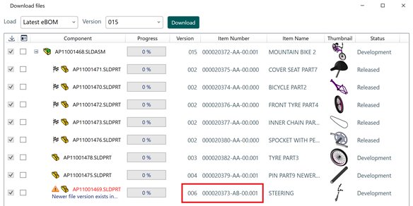 download-latest-eBOM