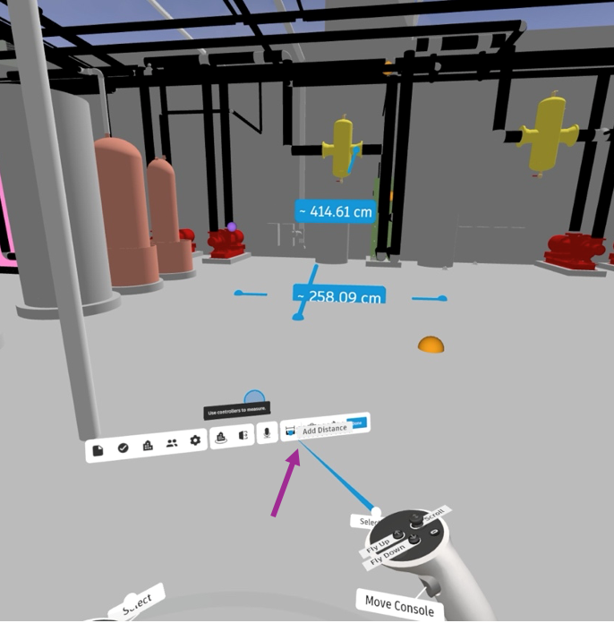 Measure Button Add Distance