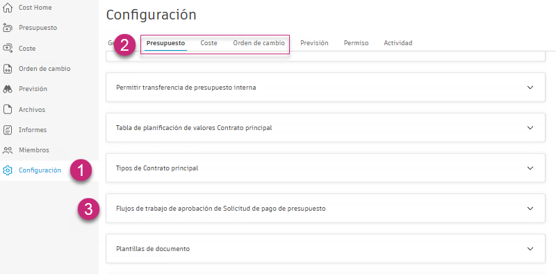 Configuración de flujos de trabajo de aprobación
