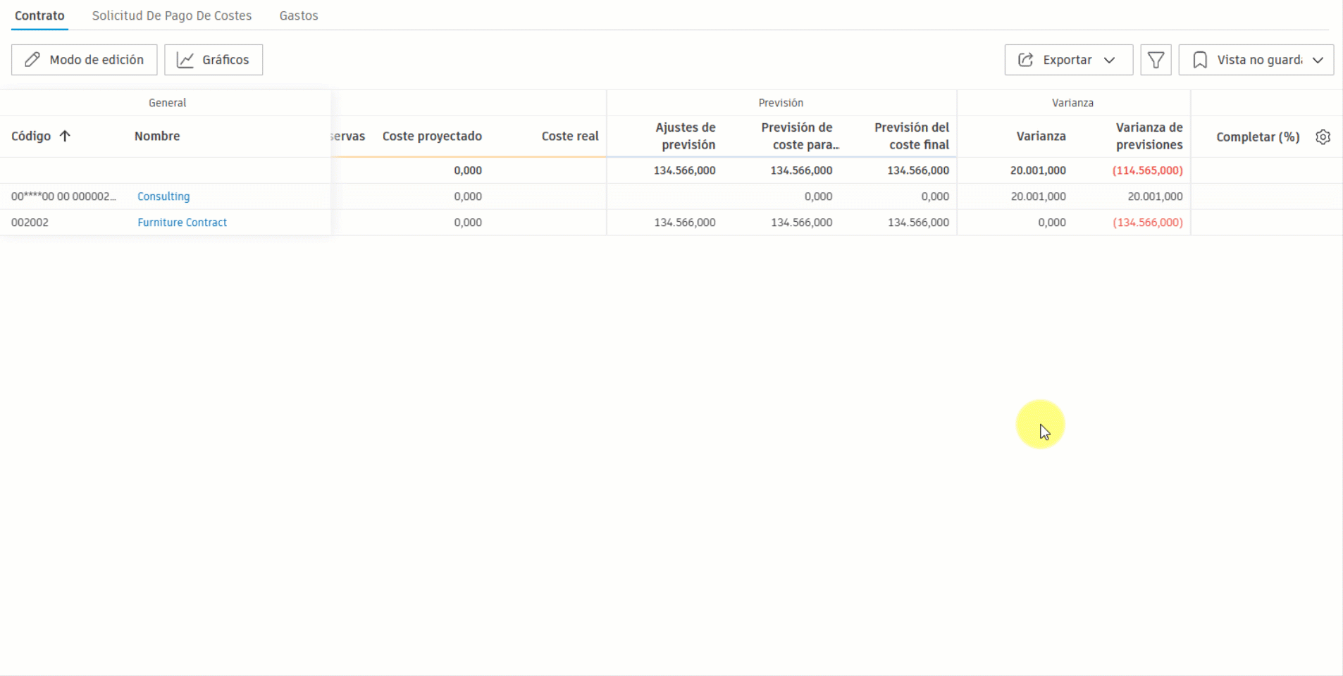 Añadir la columna de fecha de caducidad del documento de cumplimiento a la vista de tabla