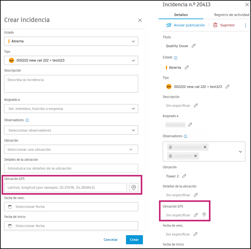 Añadir ubicaciones GPS en la web