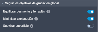 Objetivos de la explanación global