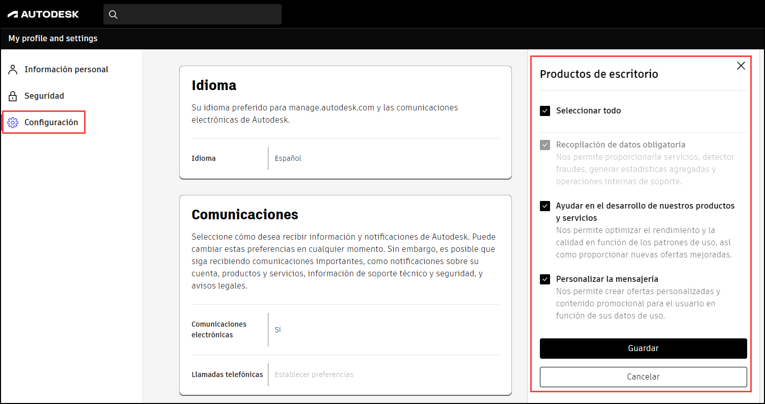 Análisis de los datos de captura