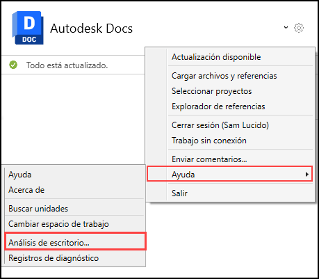 Análisis de la pantalla de inicio