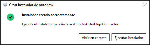 Instalador de DC creado